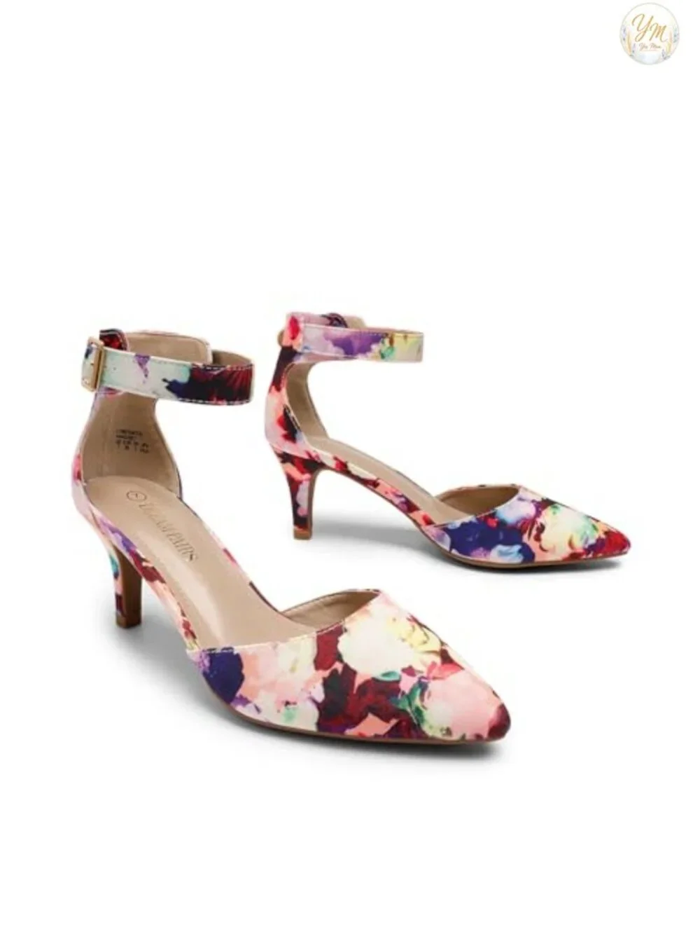 Kitten Heels Ankle Strap Pumps 2.5